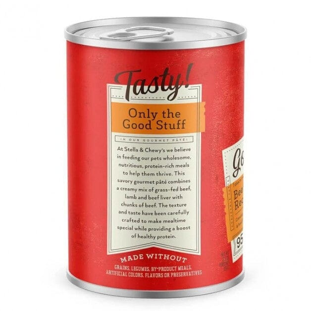 Stella & Chewy's Gourmet Pate Beef and Lamb Canned Dog Food - 12.5 Oz - Case of 12