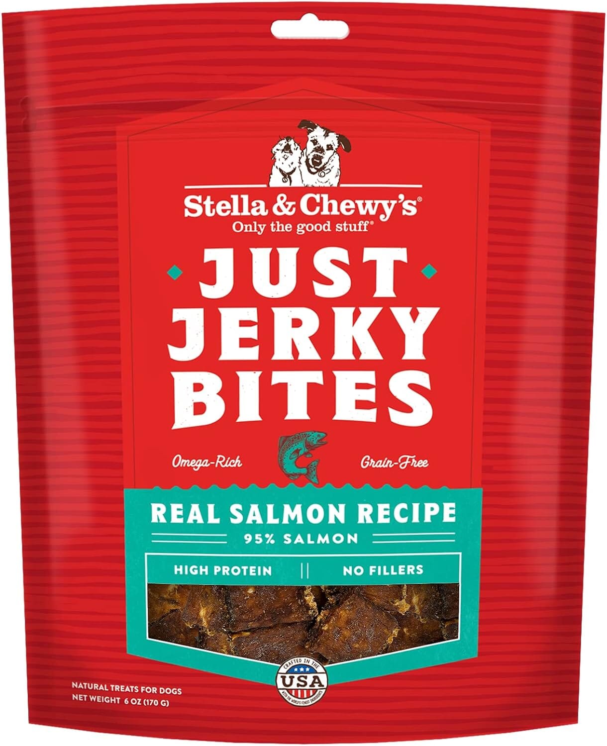 Stella & Chewy's Just Jerky Grain-Free Salmon - 6 Oz  