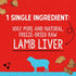 Stella & Chewy's Lamb Liver Freeze Dried Dog Treats - 3 Oz