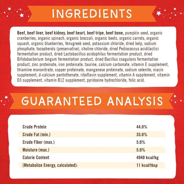 Stella & Chewy's Magical Dinner Dust Beef Freeze-Dried Dog Food - 7 Oz