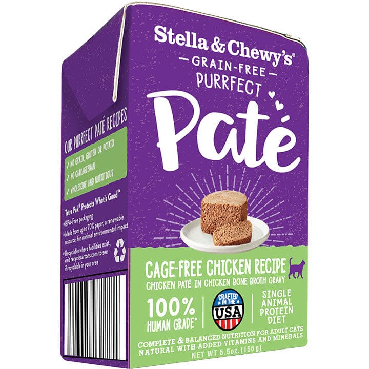 Stella & Chewy's Purrrfect Pate Chicken Canned Cat Food - 5.5 Oz - Case of 12