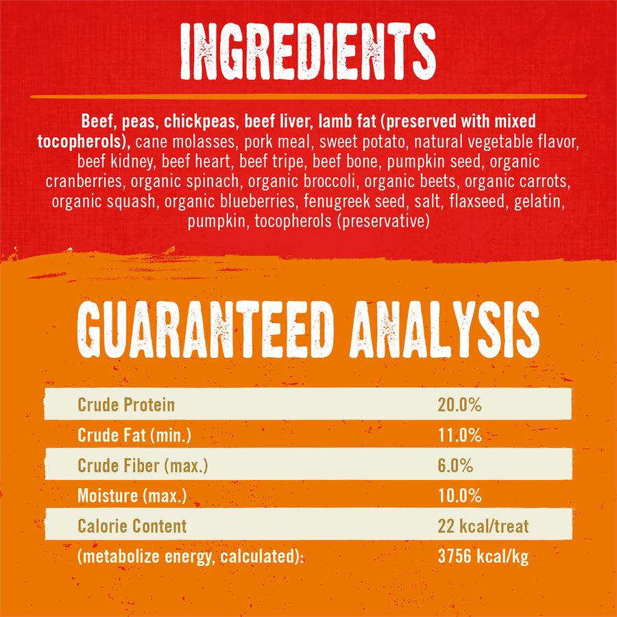 Stella & Chewy's Raw Coated Biscuits Beef Dog Biscuits - 9 Oz