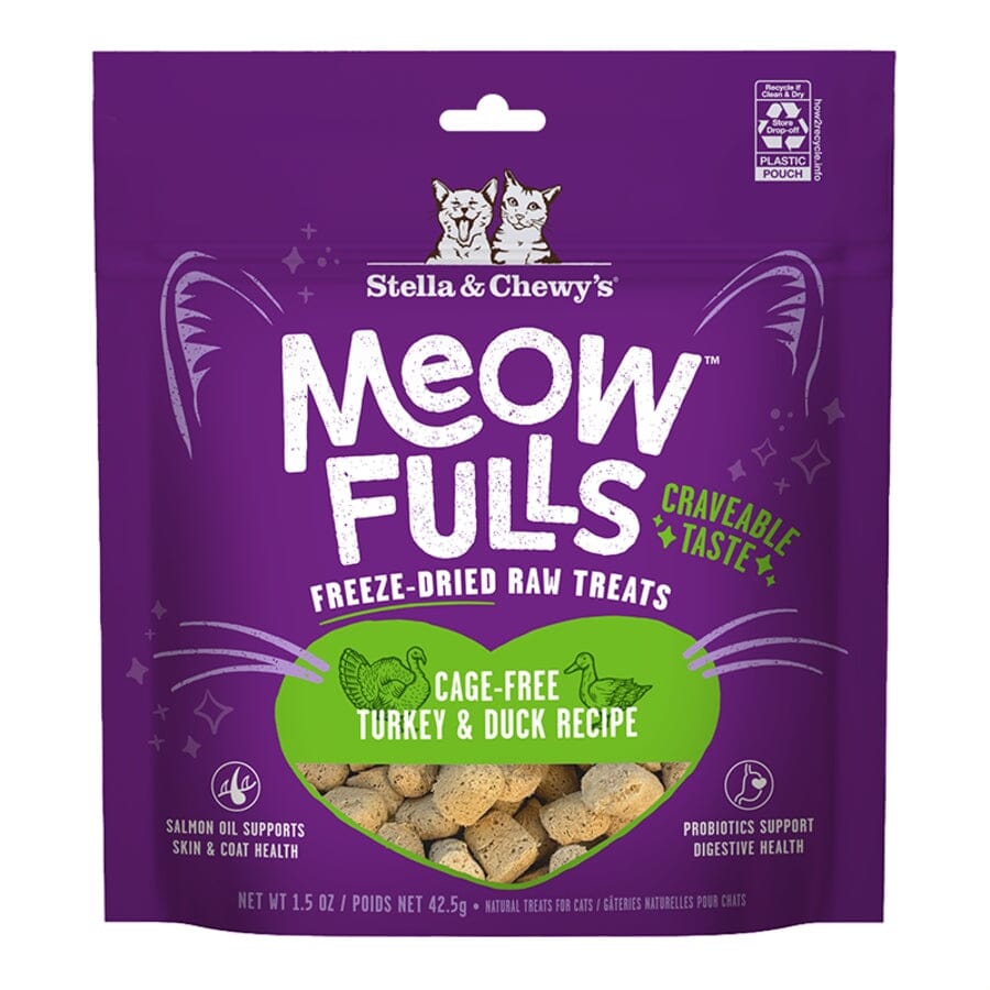 Stella & Chewy's Turkey and Duck Freeze-Dried Cat Treats - 1.5 Oz