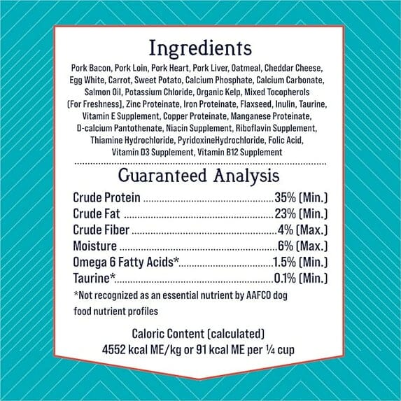 Stewart Puff Tops Bacon and Cheese Recipe Freeze-Dried Dog Food Topper