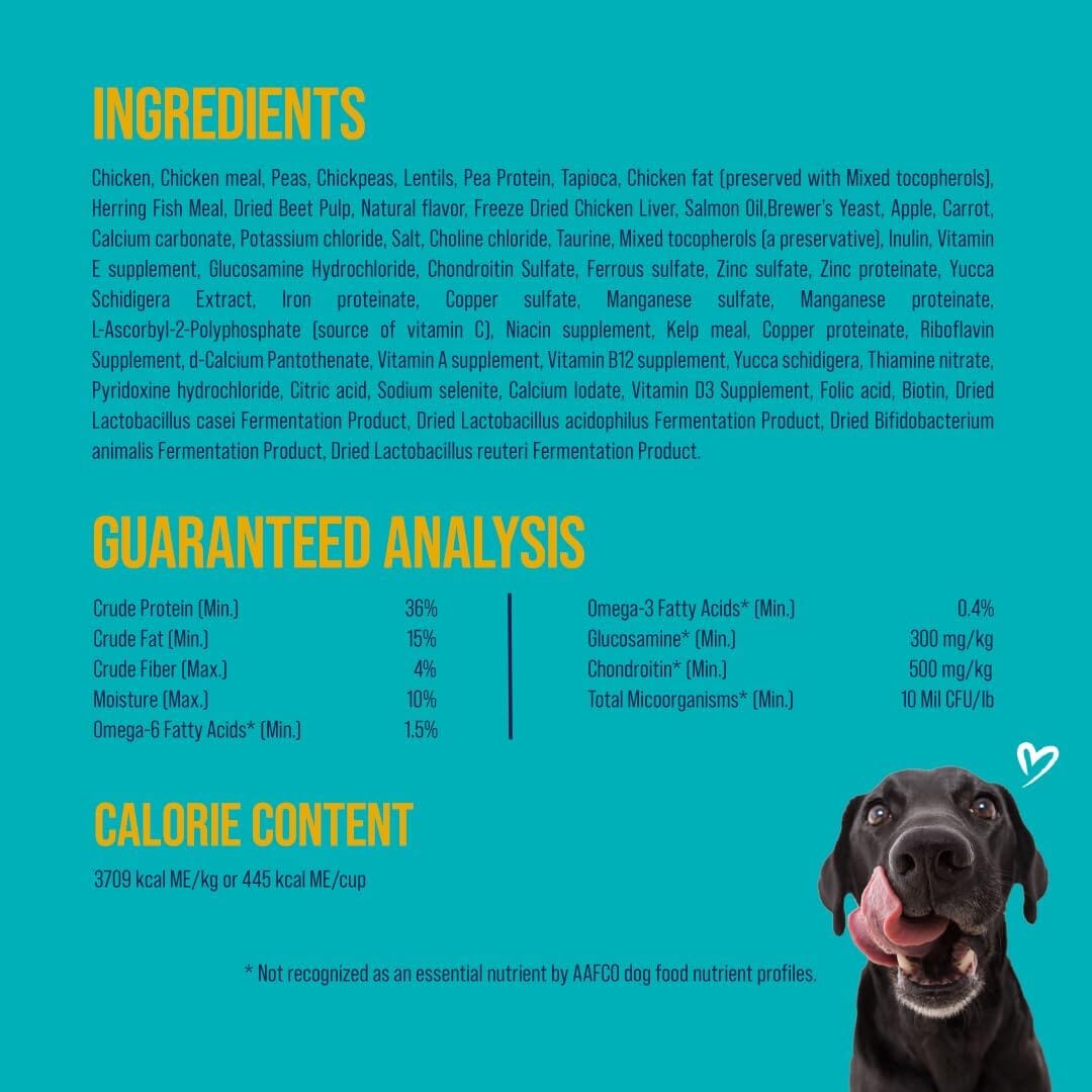 Stewart Raw Coated Small-Batch Chicken and Vegetable Freeze-Dried Raw Coated Dry Dog Food