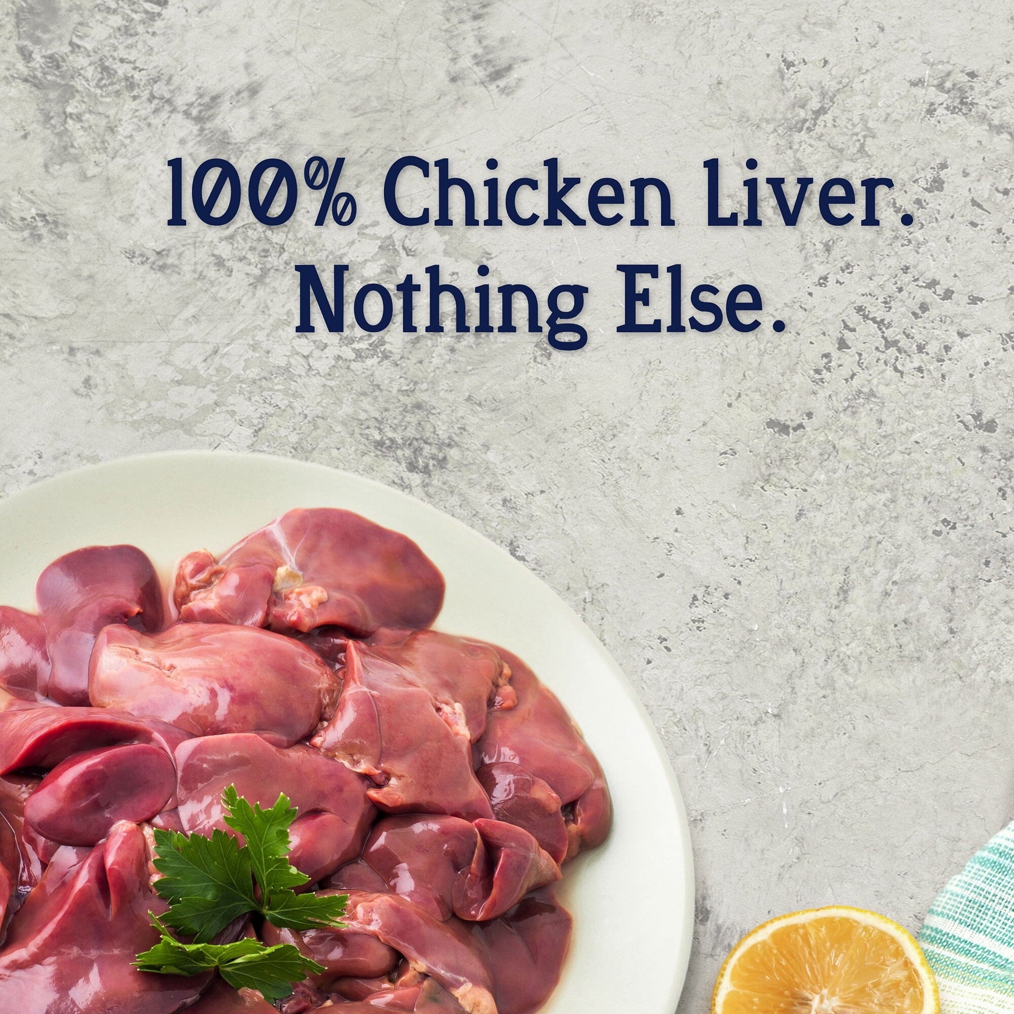 Stewart Single Ingredient Grain-Free High-Protein Chicken Liver Freeze-Dried Dog Treats or Food Topper - 3 Oz
