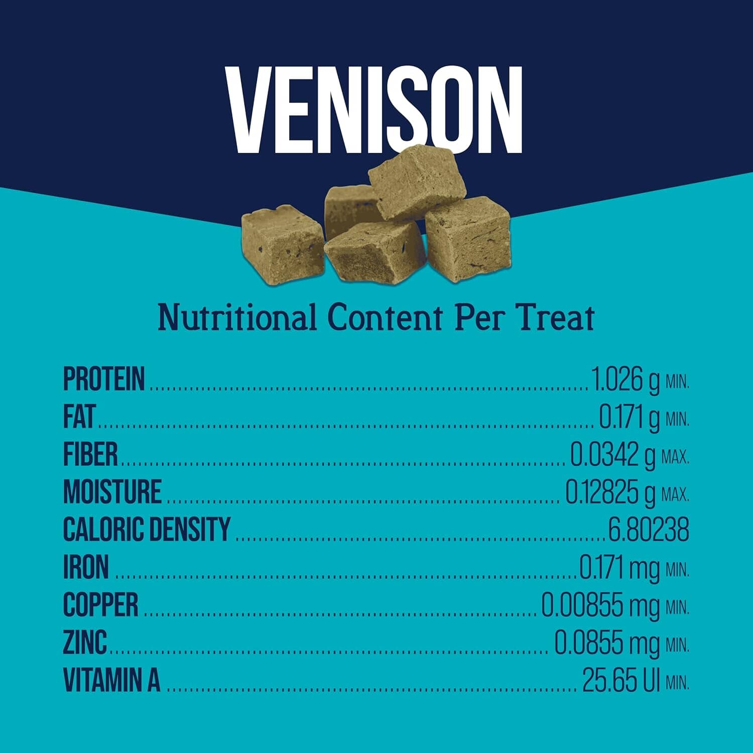 Stewart Single Ingredient Grain-Free Venison Liver Freeze-Dried Dog Treats or Food Topper - 2.5 Oz