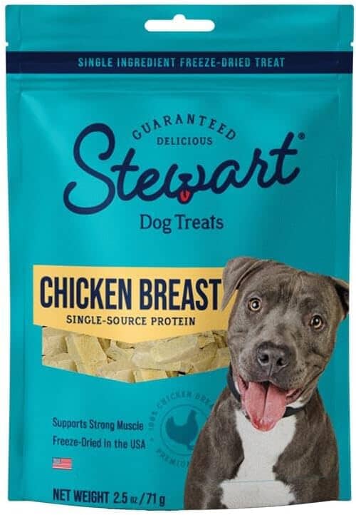 Stewart Single Ingredient High-Protein Chicken Breast Freeze-Dried Dog Treats or Food Topper - 2.75 Oz Default Title