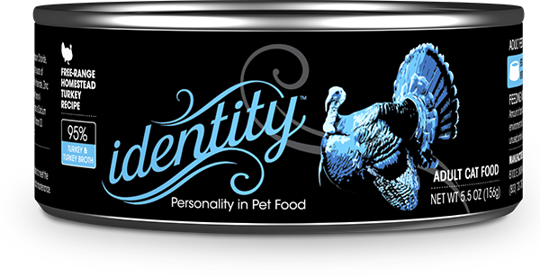 Identity 95% Free-Run Heritage Turkey Canned Cat Food - 5.5 Oz - Case of 24