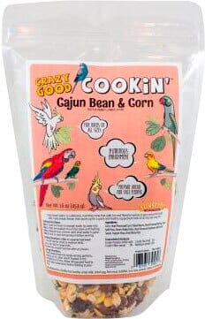Sunseed Crazy Good Cookin' - Cajun Bean & Corn - 16 oz - Pack of 6