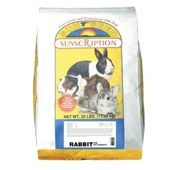 Sunseed SunBasics Rabbit Pellets Formula Small Animal Food - 25 Lbs Default Title