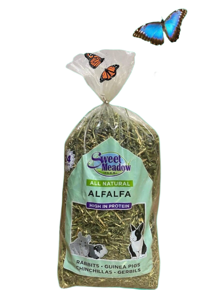Sweet Meadow All-Natural Alfalfa Hay for Small Animals - 20 Oz