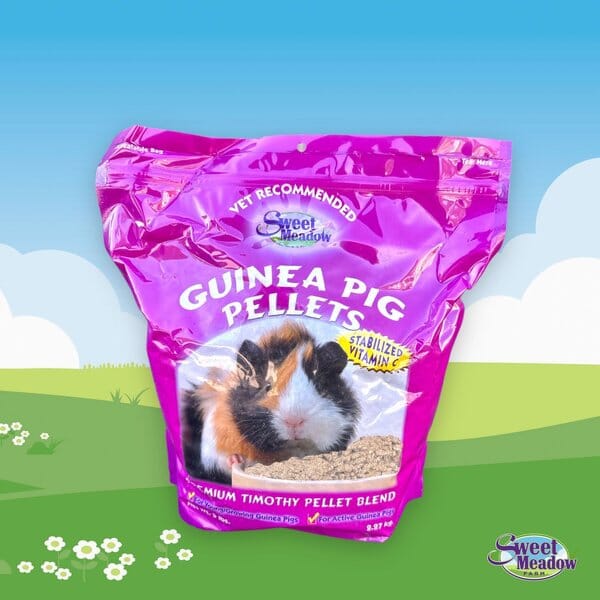 Sweet Meadow Guinea Pig Original Blend Vitamin C Small Animal Treats - 40 Lbs  