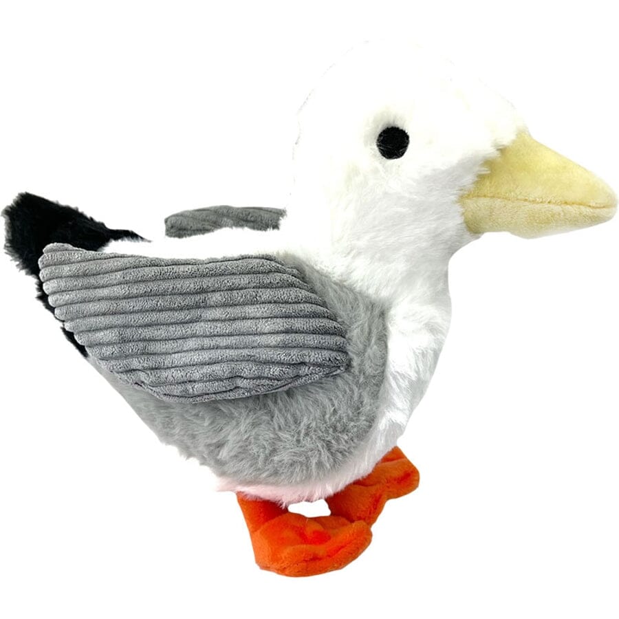 Tall Tails Animated Durable Seagul Squeak and Plush Dog Toy - 9 Inch