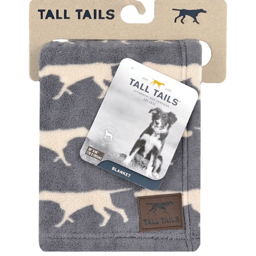 Tall Tails Blanket Houndstooth Print Fleece Dog Blanket