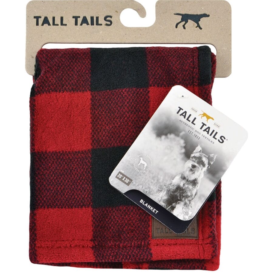 Tall Tails Blanket Hunters Plaid Pattern Fleece Dog Blanket