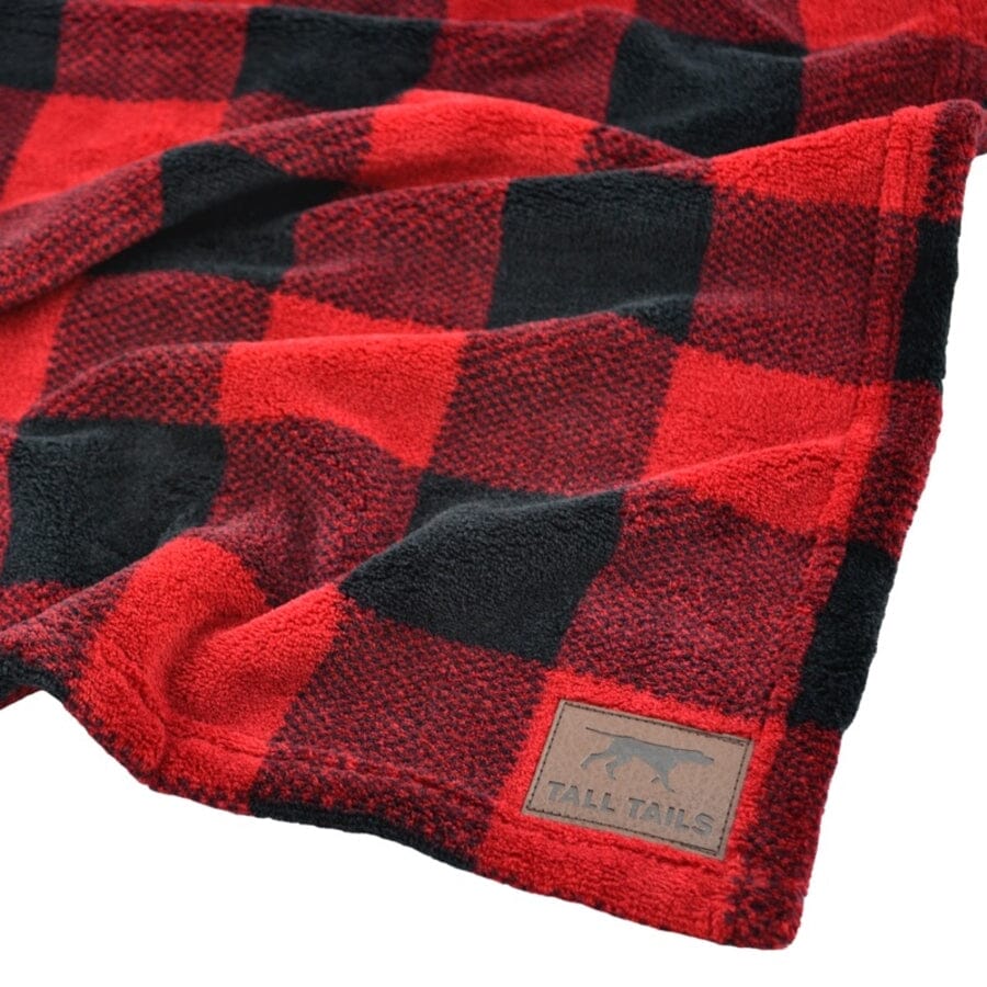 Tall Tails Blanket Hunters Plaid Pattern Fleece Dog Blanket