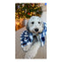 Tall Tails Blanket Navy Plaid Pattern Fleece Dog Blanket - Large - L:40 X W:30 Inch