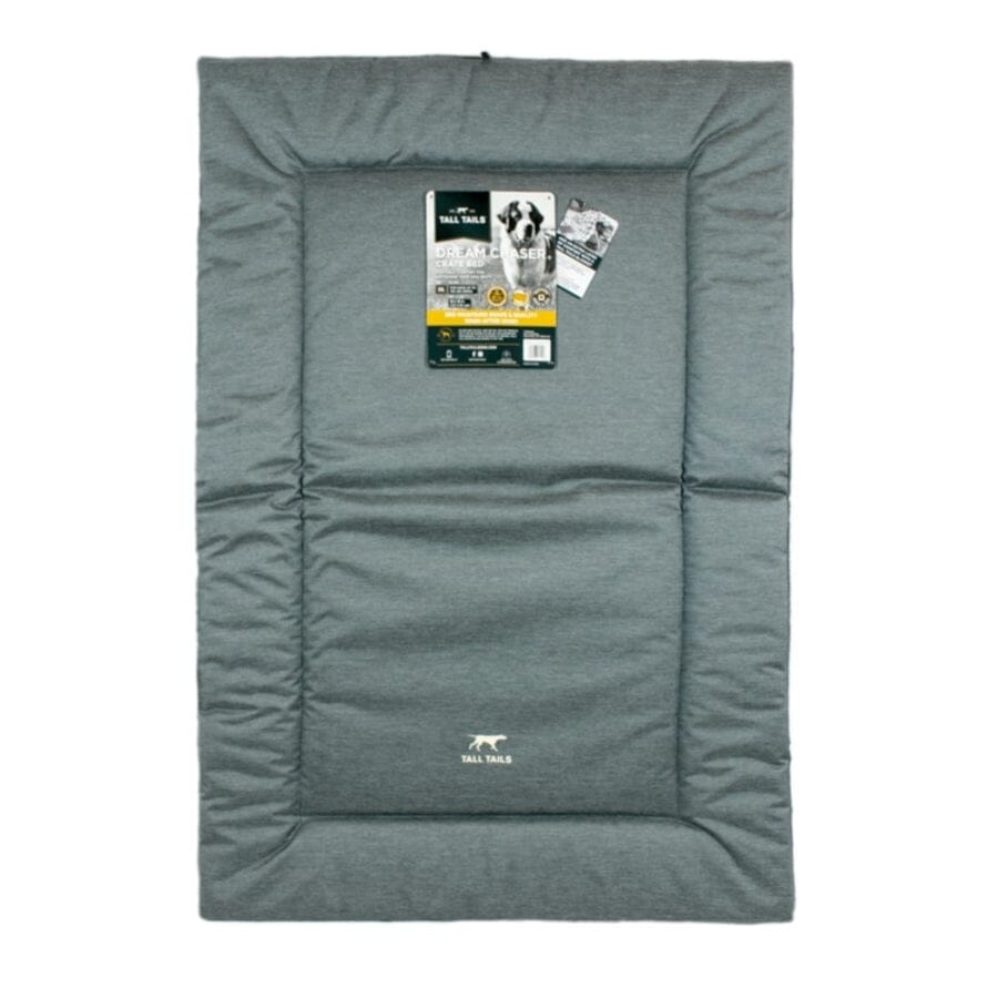 Tall Tails Classic Dog Crate Pad Mat or Pet Bed - Gray