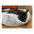 Tall Tails Dream Chaser Cuddle Rounded Cat and Dog Bed - Frosted Gray