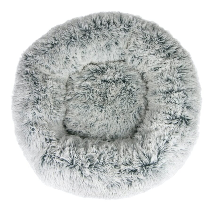 Tall Tails Dream Chaser Cuddle Rounded Cat and Dog Bed - Frosted Gray