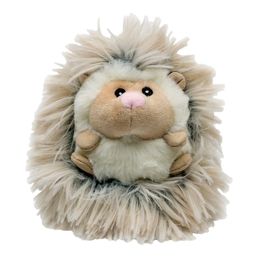 Tall Tails  Fluffy Baby Hedgehog Squeak and Soft Plush Dog Toy - 5 Inches