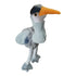 Tall Tails Heron Body Squeak Plush and Rope Dog Toy -  16 Inches