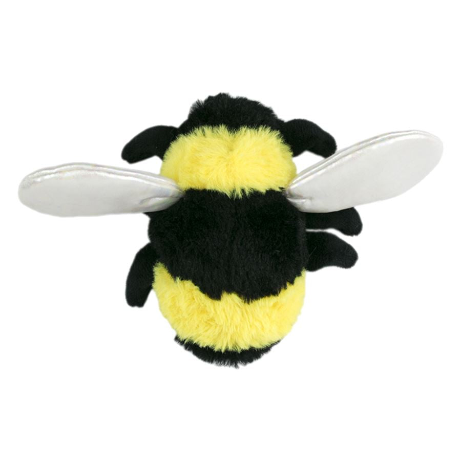 Tall Tails Plush Squeaker Bee Crinkle and Soft Plush Dog Toy - 6 Inches