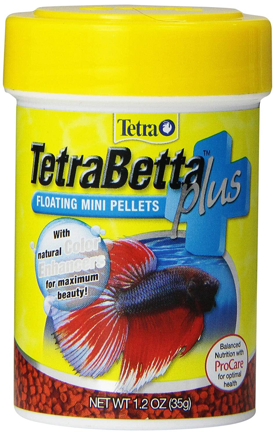 Tetra Betta Fish Floating Pellets Plus - Mini - 1.2 Oz