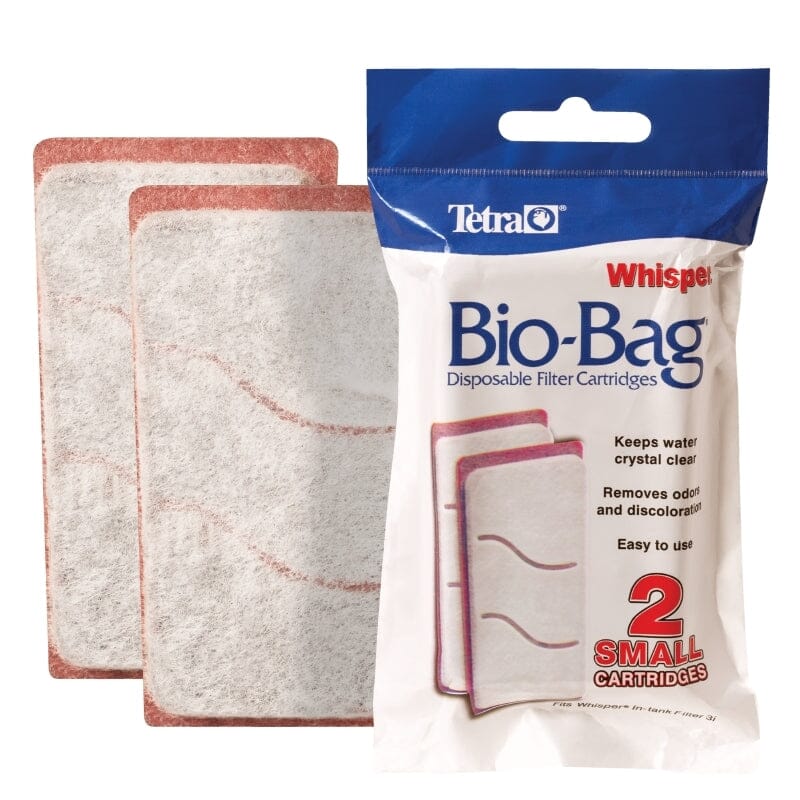 Tetra Whisper Assembled Bio-Bag Filter Cartridge Aquarium Filter Insert - Small - 2 Pack