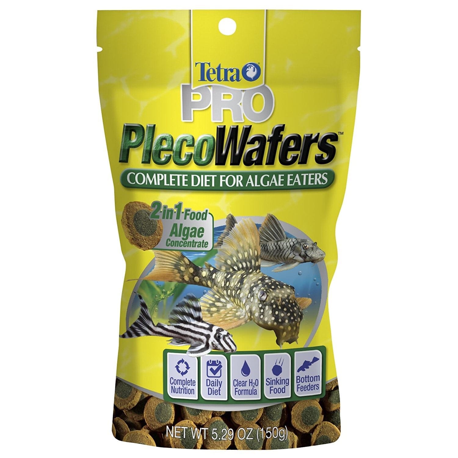 Tetrapro Tropical Veggie Pleco Wafers - 5.3 Oz