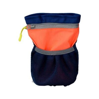 The Company of Animals Coachi Pro Train and Treat Travel Bag Pouch - Navy and Coral Default Title