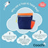 The Company of Animals Coachi Train and Treat Travel Bag Pouch - Navy and Coral