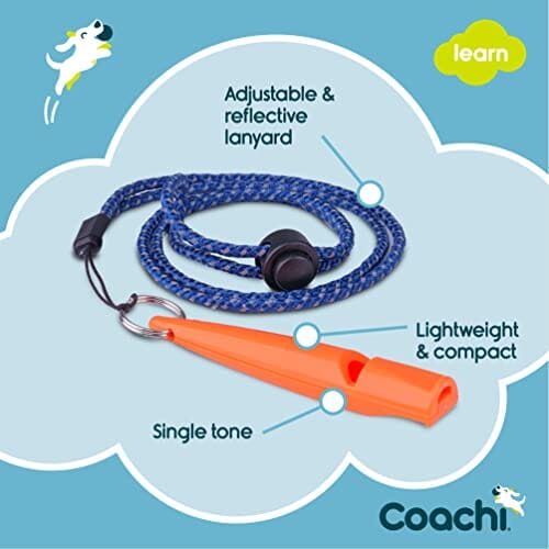 The Company of Animals Coachi Training Dog Whistle - Coral