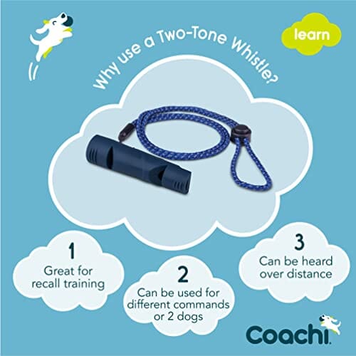The Company of Animals Coachi Two-Tone Training Dog Whistle