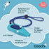 The Company of Animals Coachi WhizzClick 2-in-1 Training Dog Whistle and Clicker Combo - Blue 