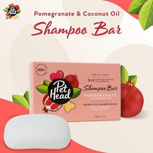 The Company of Animals Pet Head Pomegranite Dog Shampoo Bar - 3 Oz 