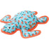 The Worthy Dog Sea Turtle Pattened Squeak Nylon and Plush Dog Toy