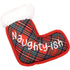 The Worthy Dog Stockings Christmas Holiday Squeak Nylon and Plush Dog Toy