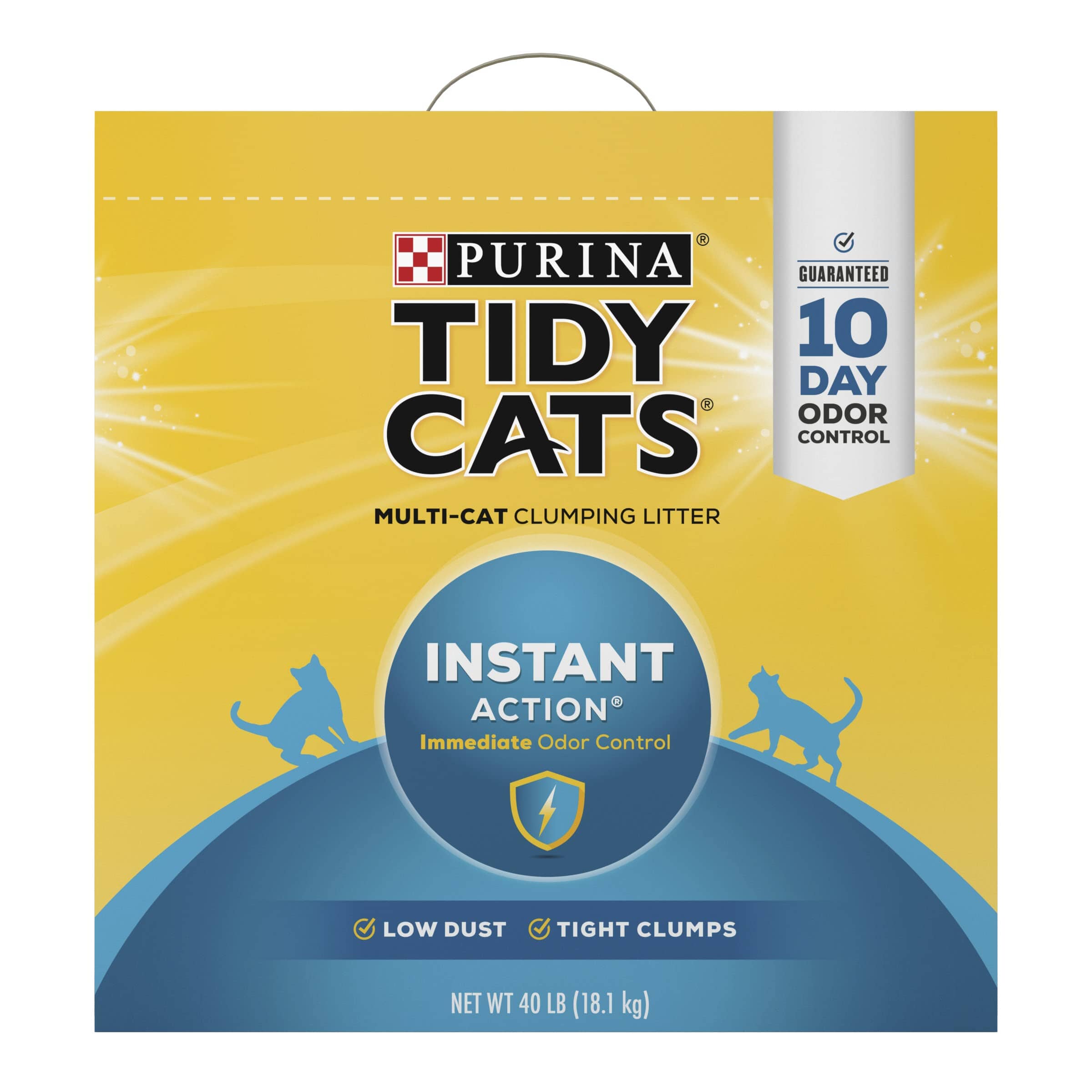 Tidy Cats Scoop Instant Action Litter for Multiple Cats  