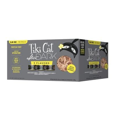Tiki Cat After Dark High-Protein Chicken Quail and Duck in Broth Adult Canned Cat Food - Variety Pack - 2.8 Oz - Case of 18 Default Title