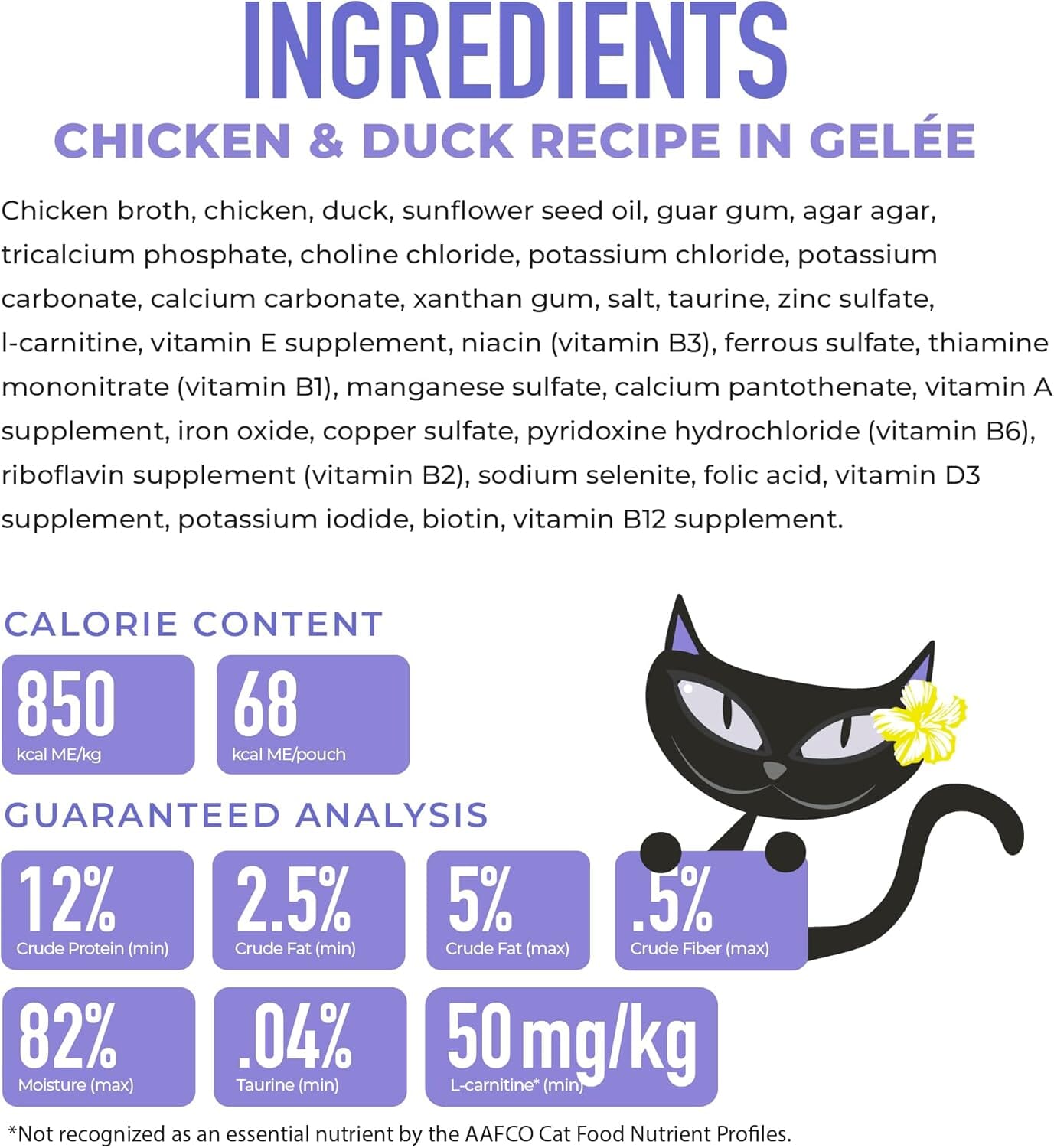 Tiki Cat Luau Lean Gelee Low-Fat Chicken and Duck in Gelee Wet Cat Food Pouch -  2.8 Oz - 12 Pack