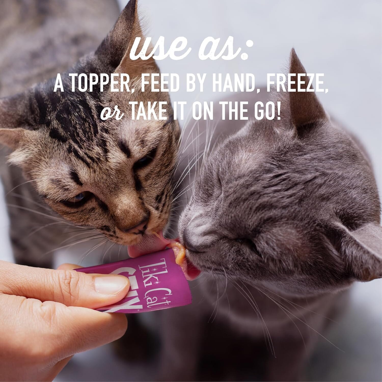 Tiki Cat Stix Chicken and Tuna in Creamy Gravy Single Serve Lickable Soft and Chewy Cat Treats - Variety Pack - .5 Oz - 20 Pack