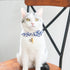 Touchcat ® Miss-Daisy Designer Cat Collar with large Bowtie and Bell Charm