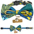 Touchcat ® Safari Patterned Designer Cat Collar with Bow