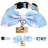 Touchcat ® Shepherd Patterned Designer Cat Collar with Bow