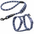 Touchcat 'Radi-Claw' Durable Cable Cat Harness and Leash Combo Small Dark Gray