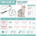 Touchcat 'Radi-Claw' Durable Cable Cat Harness and Leash Combo