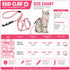 Touchcat 'Radi-Claw' Durable Cable Cat Harness and Leash Combo