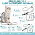 Touchcat 'Radi-Claw' Durable Cable Cat Harness and Leash Combo